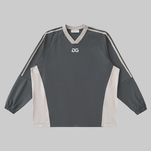NUSANTARA LONGSLEEVE GRAY/KHAKI | RUGGEDFACE