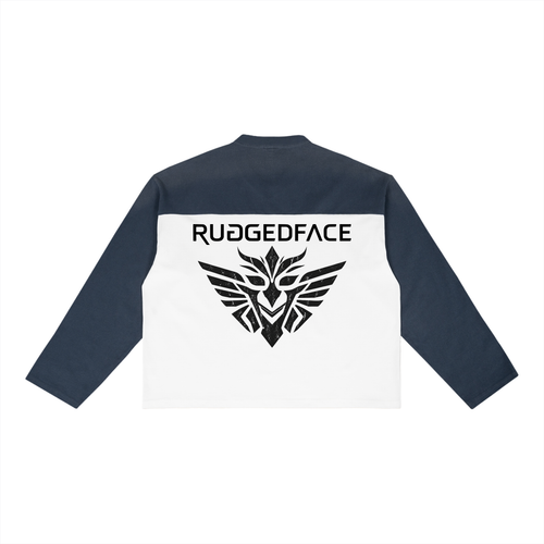 RUGGEDFACE_BATIK_STEEL_LONGSLEEVE_Blue_with_White_flat_back