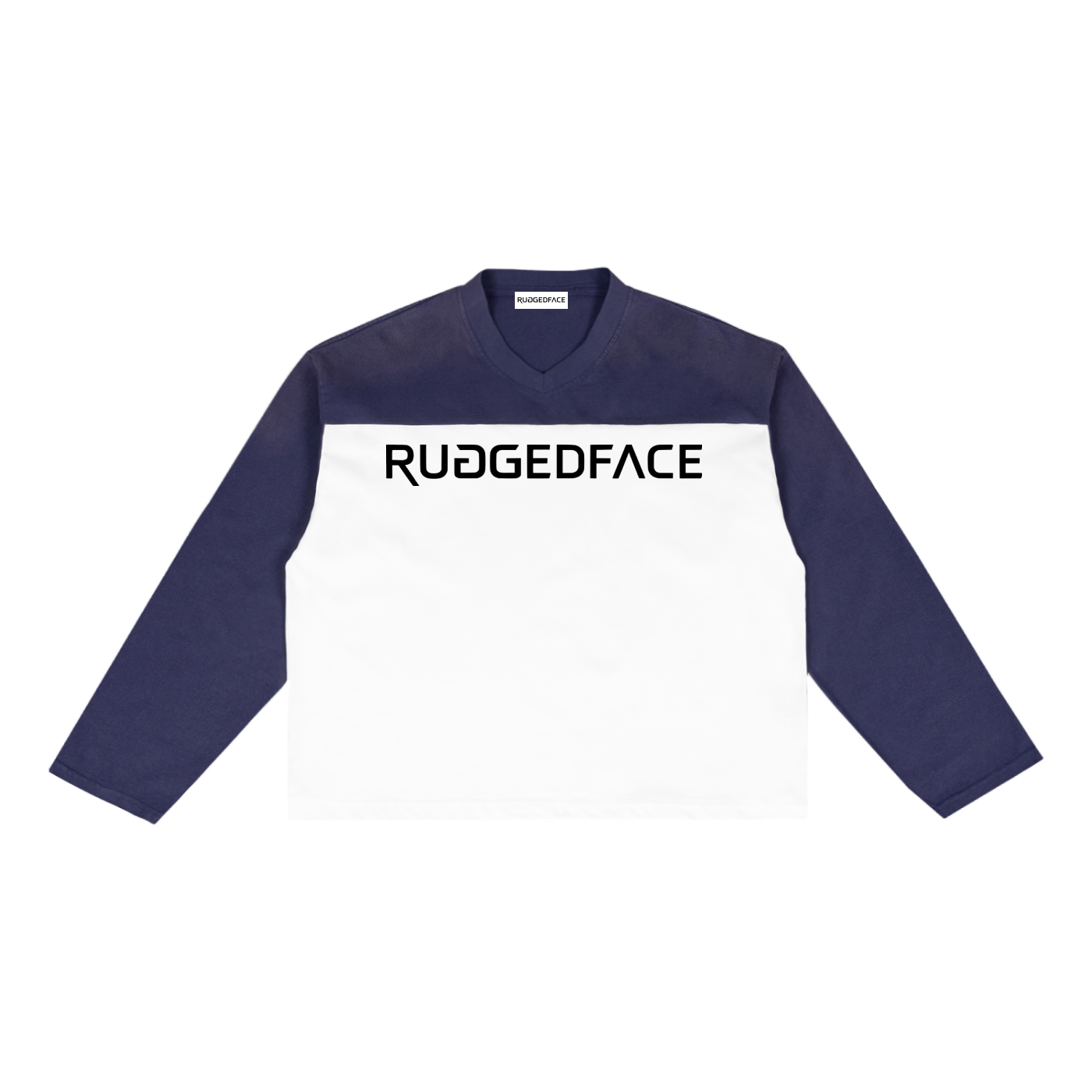 RUGGEDFACE_BATIK_STEEL_LONGSLEEVE_Purple with White_flat_front