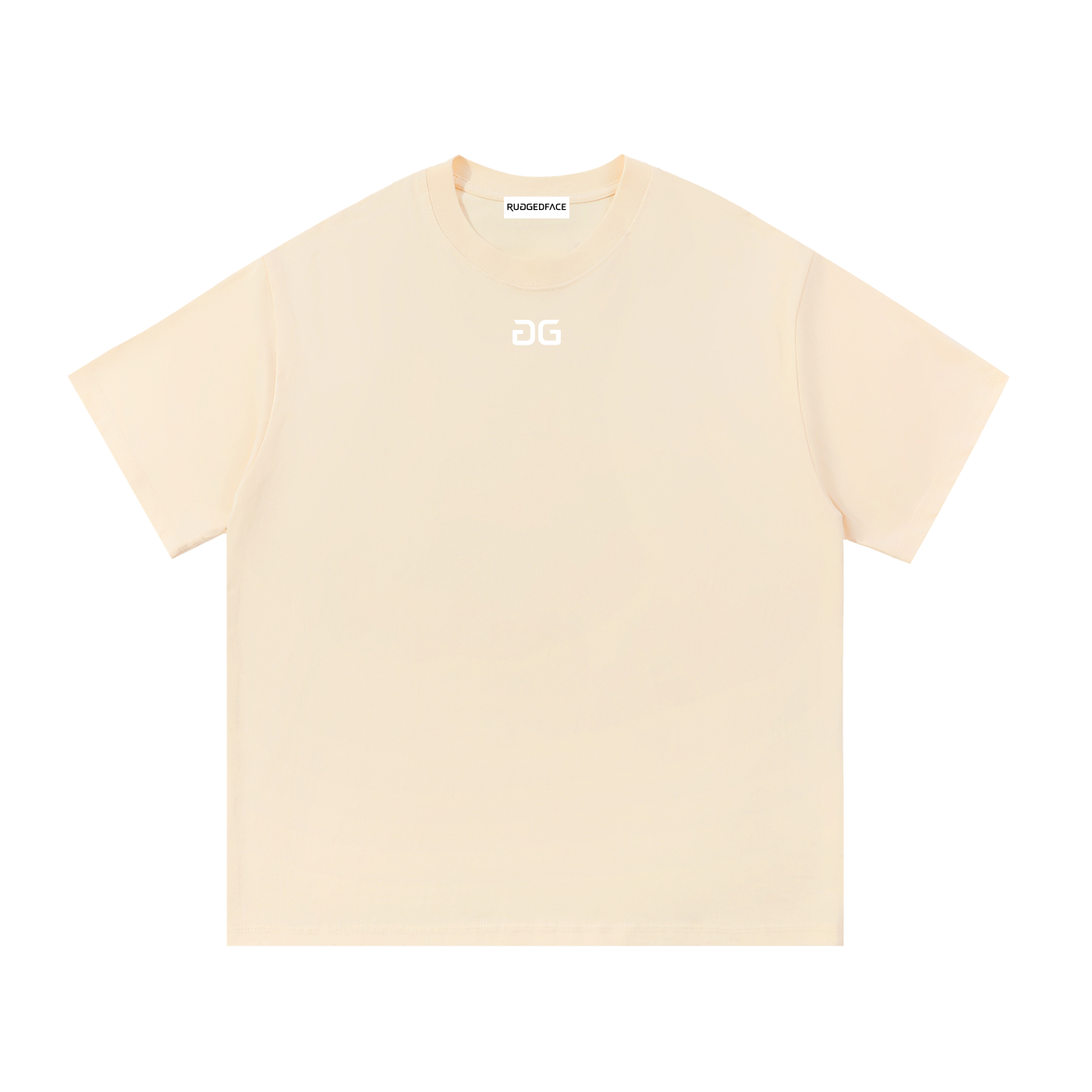 RUGGEDFACE_Essential_Tee_Apricot_flat_front