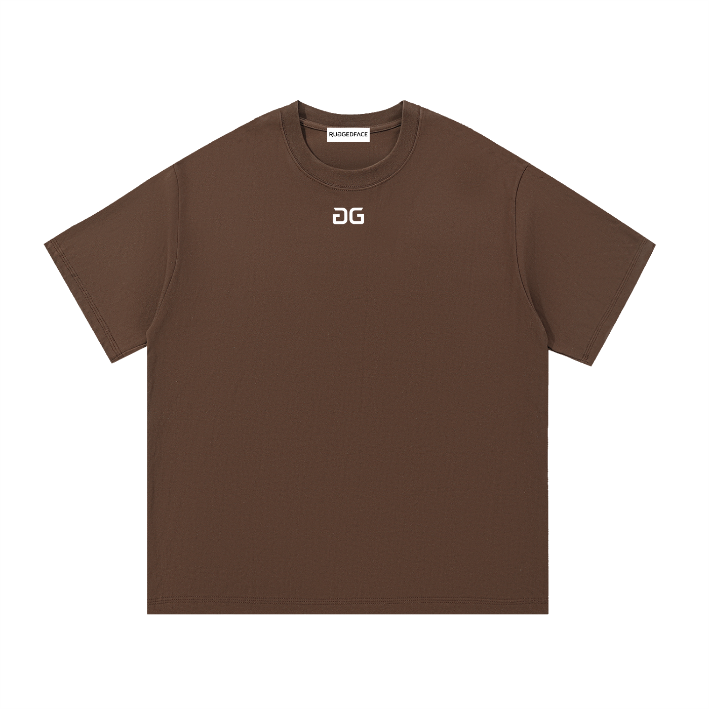 RUGGEDFACE_Essential_Tee_Coffee_flat_front