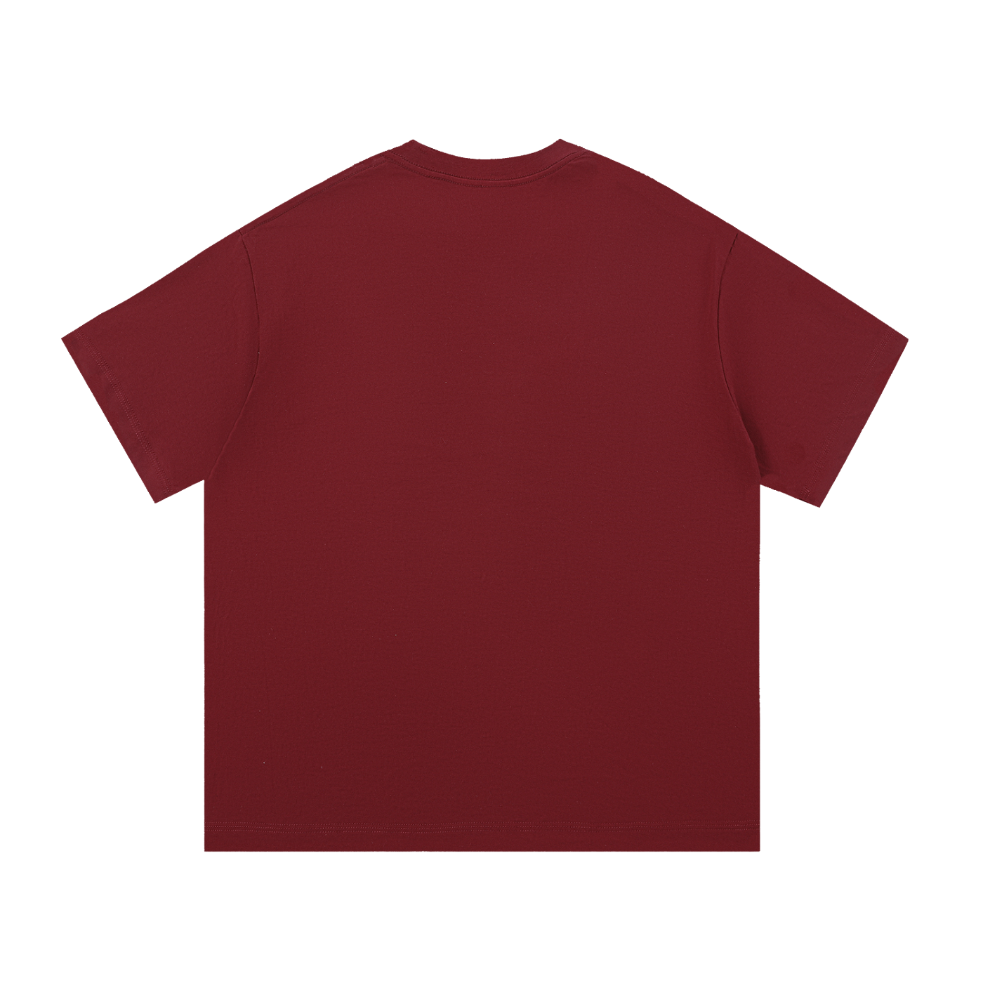 RUGGEDFACE_Essential_Tee_Wine_Red_flat_back