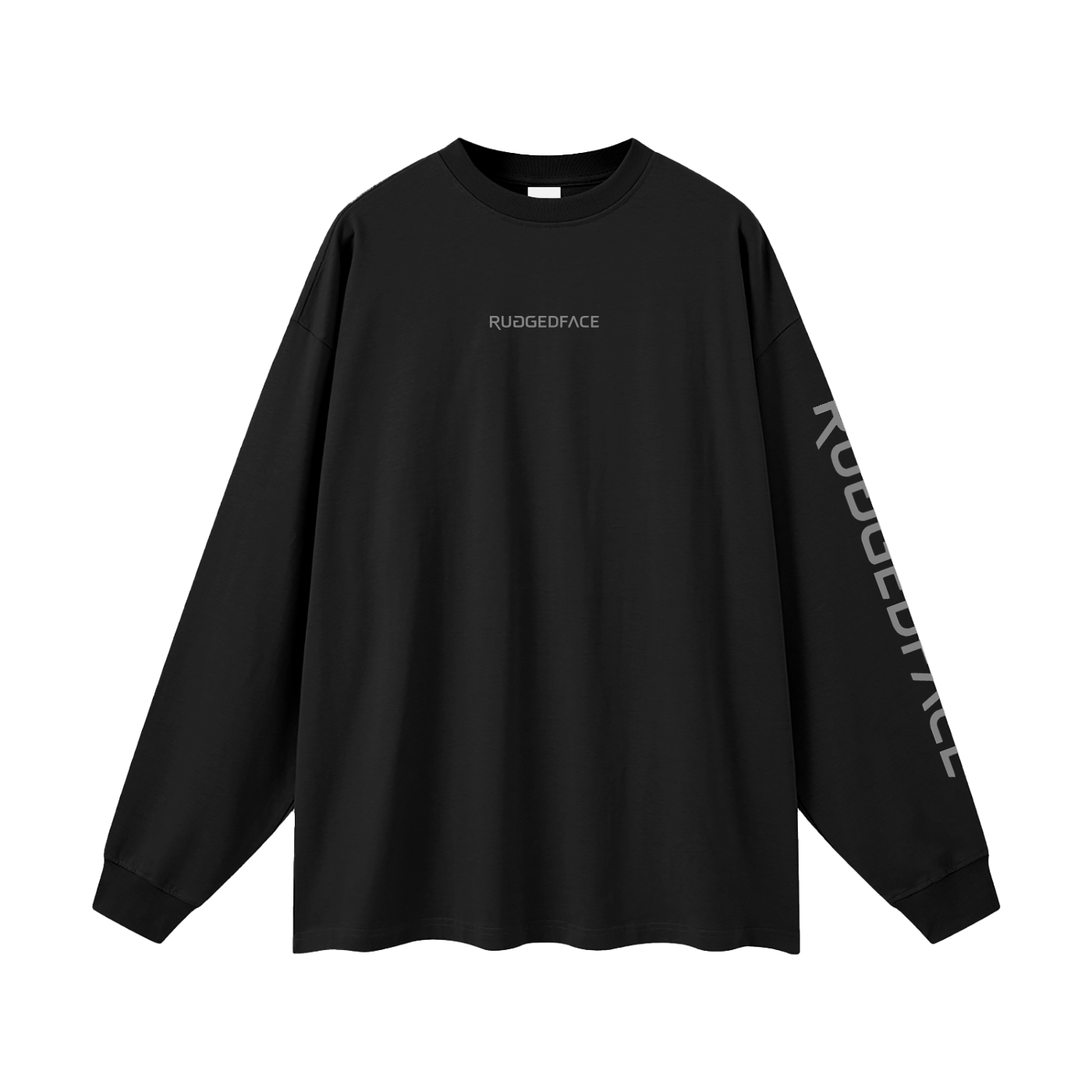 RUGGEDFACE_JAVA_IRON_LONGSLEEVE_Black_flat_front