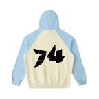 RUGGEDFACE_RAGLAN_HOODIE_Mild_Apricot_with_Sky_Blue_flat_back