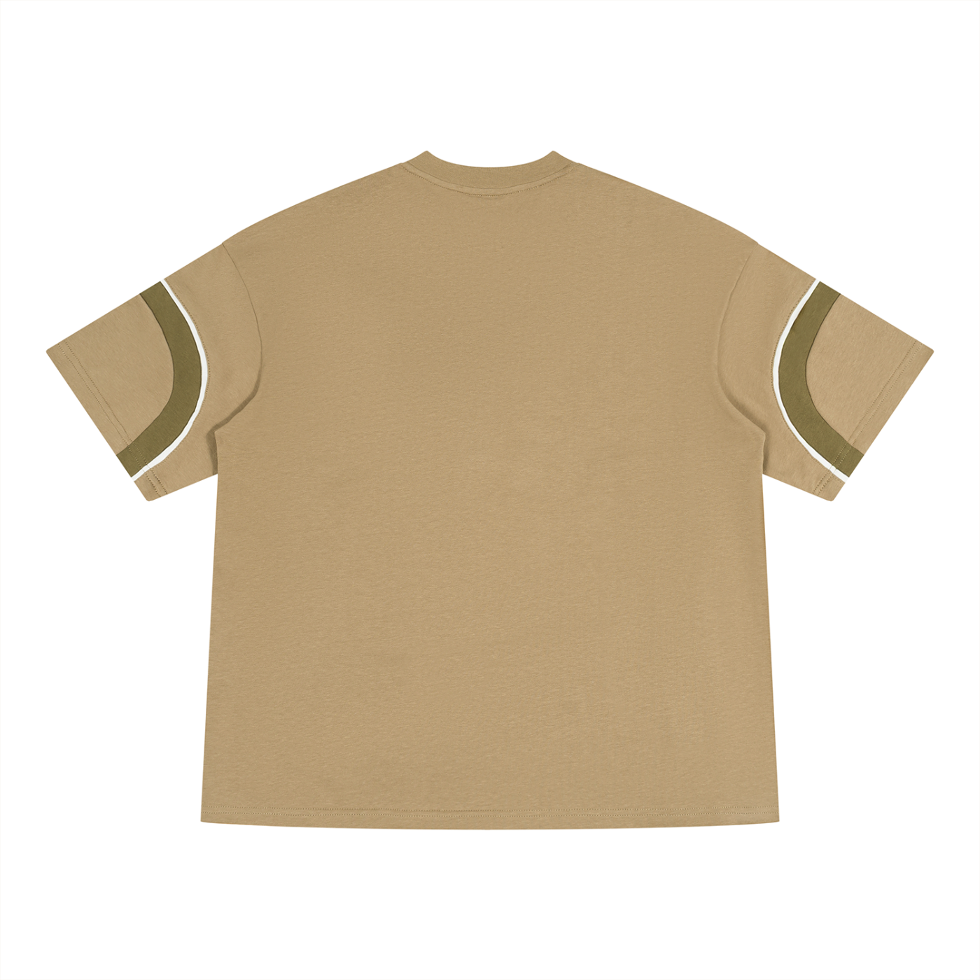RUGGEDFACE_borneo_raw_tee_Brown_with_Army_Green_flat_back