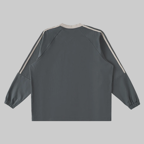 NUSANTARA LONGSLEEVE GRAY/KHAKI | RUGGEDFACE